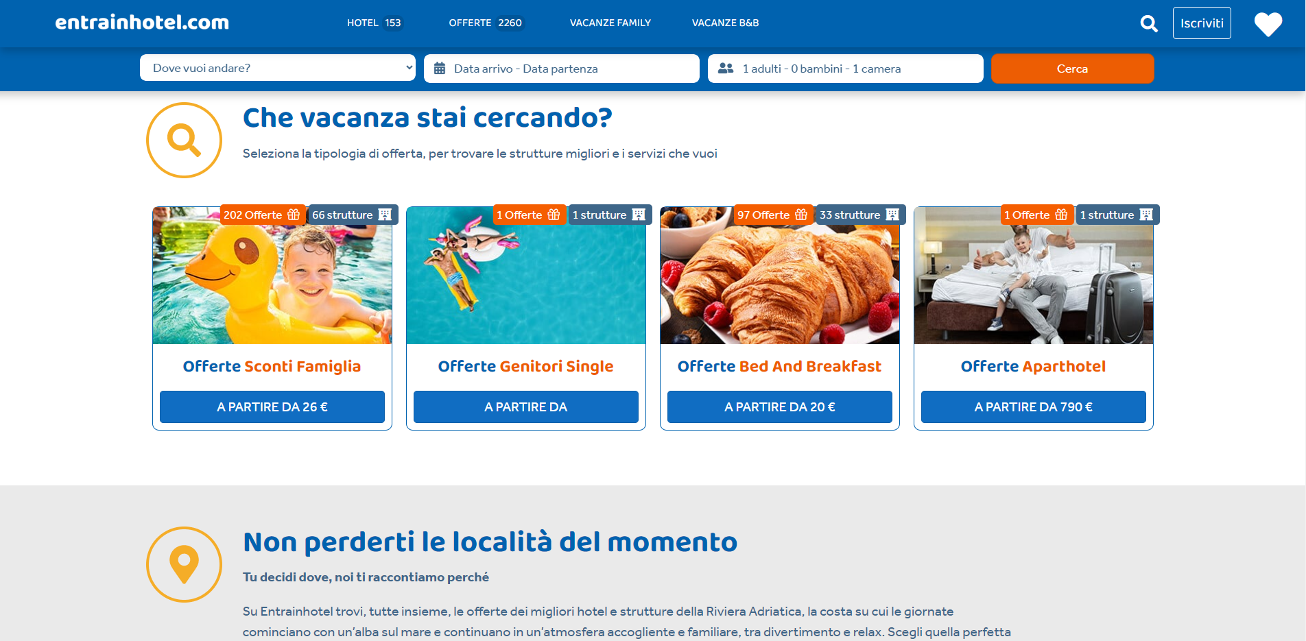 Offerte e servizi per turisti